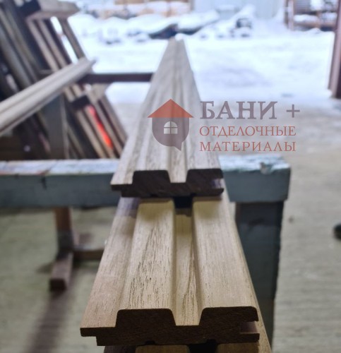 Вагонка Реечная из Термо-Абаша 22х90(80)мм 5шт/уп