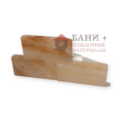 Плитка из гималайской соли с пропилом