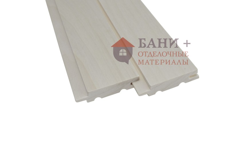 Вагонка из липы в реечном профиле