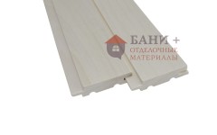 Вагонка из липы в реечном профиле