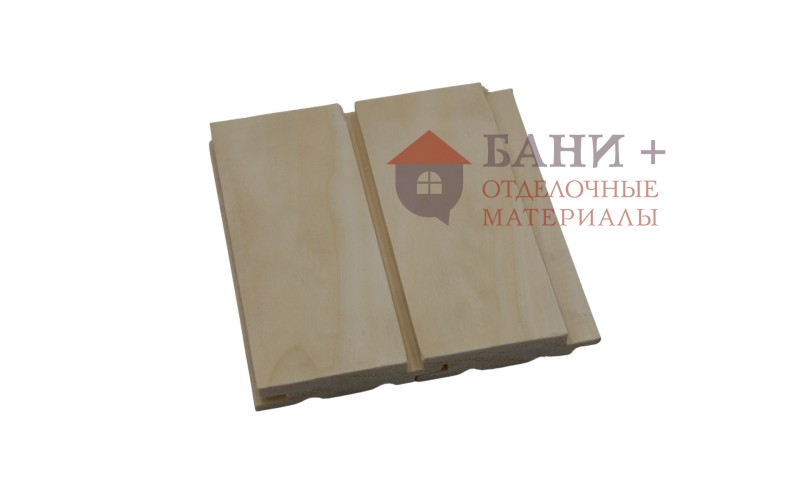 Вагонка из липы в реечном профиле